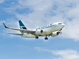 Phi cơ của hãng hàng không Westjet. Ảnh minh họa của John McArthur / Unsplash.